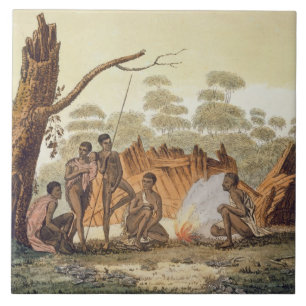 Inhabitants of Loro, New Holland, plate 60 from 'L Tile