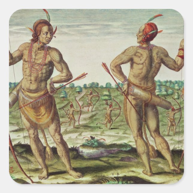 Inhabitants of Virginia Square Sticker (Front)