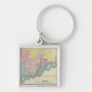Inhabited Parts of Maine Key Ring