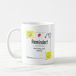 Inhale coffee, exhale negativity coffee mug