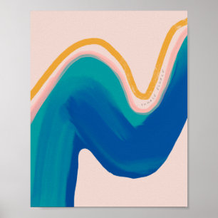 Inhale Exhale - Abstract Motion Design Poster