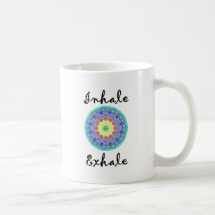 inhale exhale coffee mug