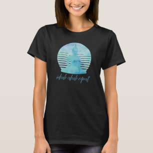 Inhale Exhale Repeat Blue T-Shirt
