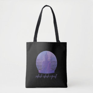 Inhale Exhale Repeat Purple Tote Bag