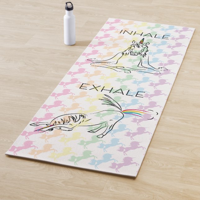 Inhale Exhale Yoga / Meditating Unicorn Yoga Mat (In Situ)