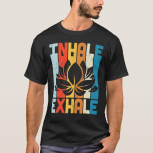 Inhale Exhale Yoga Vintage Meditation Relaxation T-Shirt
