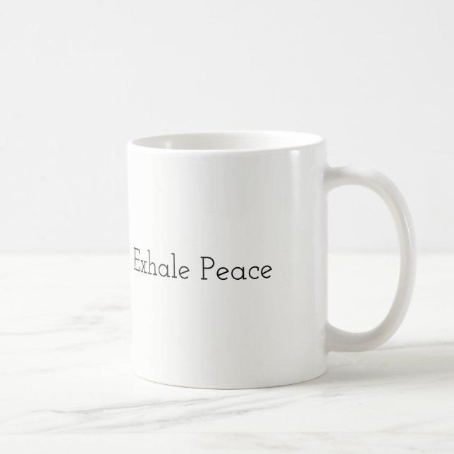 Inhale Love, Exhale Peace - Mug (Right)