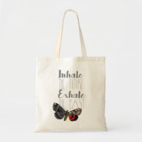 Inhale the Future, Exhale the Past | Moth | Tote