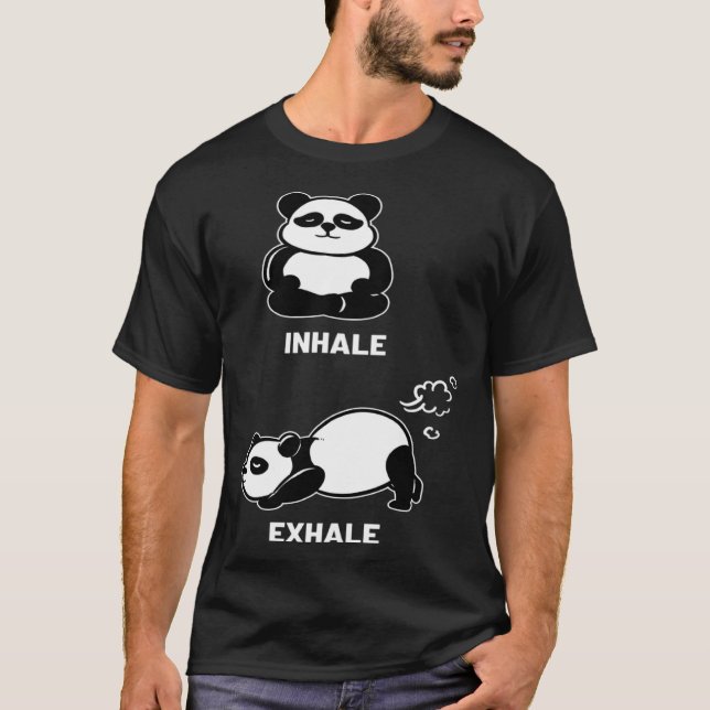 Inhale  Yoga Master T-Shirt (Front)