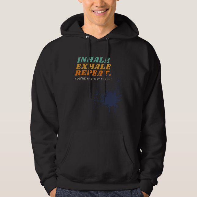 Inhaleexhalerepeat Colourful Splash Hoodie (Front)