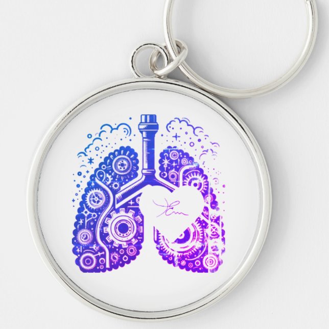 Inhalo de coeur key ring (Front)