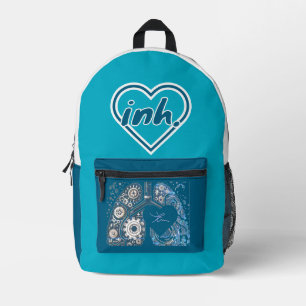 Inhalo de coeur printed backpack