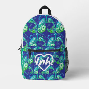 Inhalo de coeur printed backpack