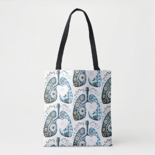 Inhalo de coeur tote bag