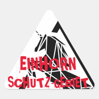 INHORN PROTECTED AREA TRIANGLE STICKER