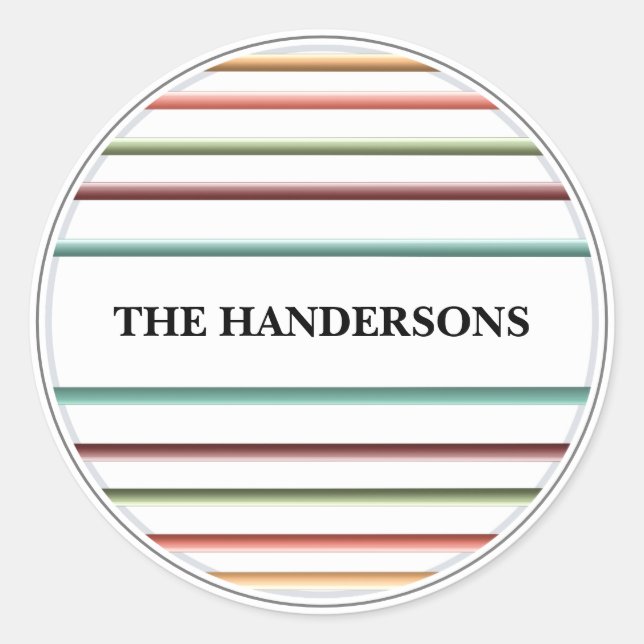 Ini Classic Round Sticker (Front)