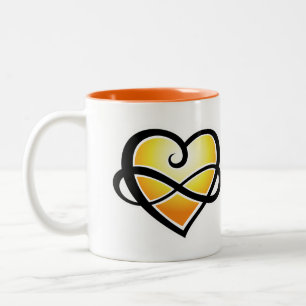 Inifnite Love Two-Tone Coffee Mug