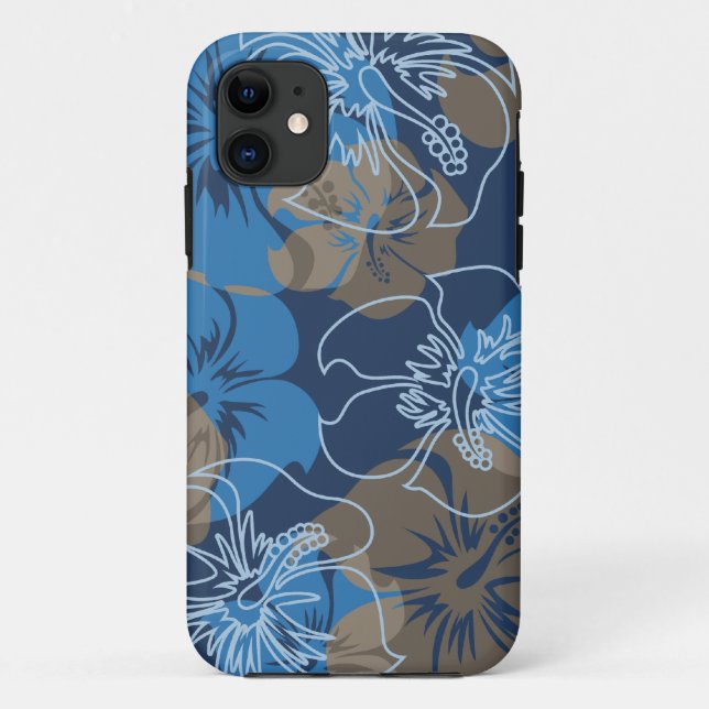 Iniki Point Hawaiian Hibiscus iPhone 5 Cases (Back)