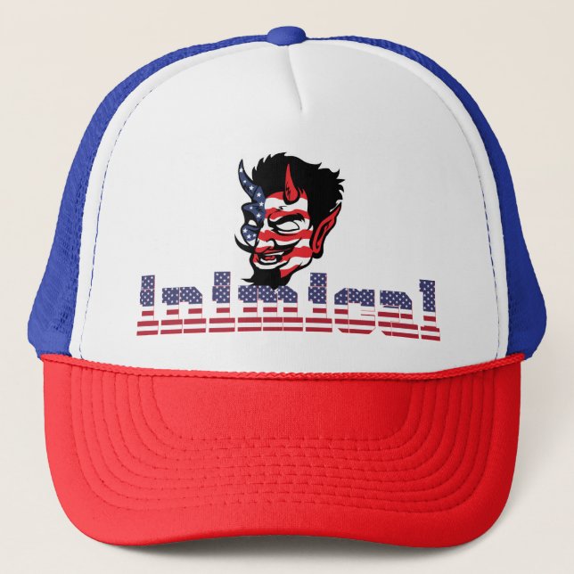 Inimical American Devil Limited Edition  Trucker Hat (Front)