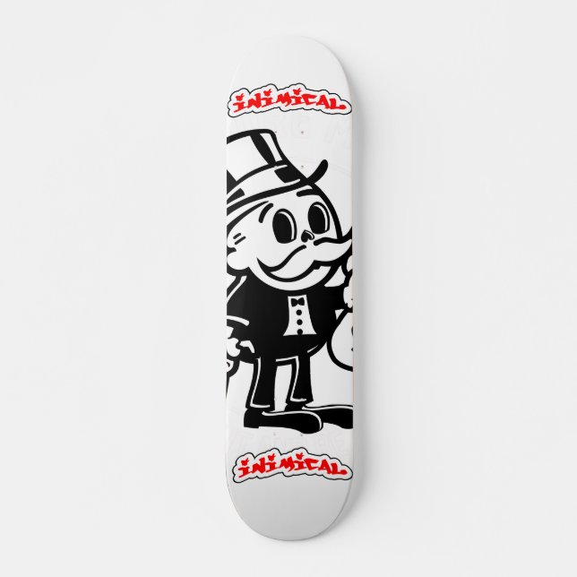 Inimical Cash Man Skateboard (Front)
