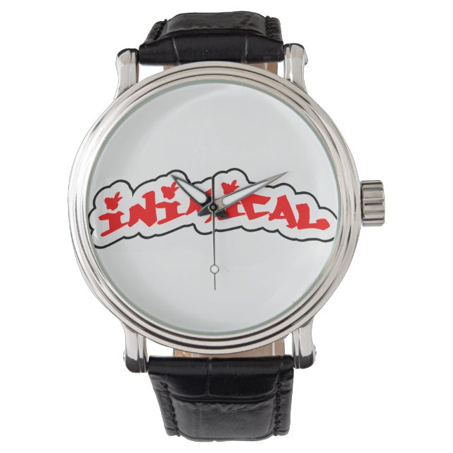 Inimical Classic Woods Tag Graffiti Logo   Watch (Front)