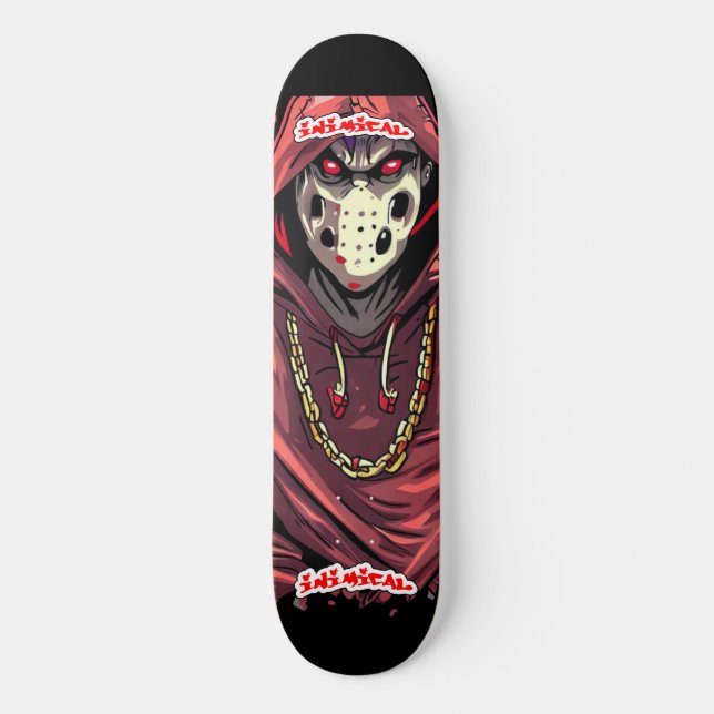Inimical Deep East Maniac Skateboard (Front)