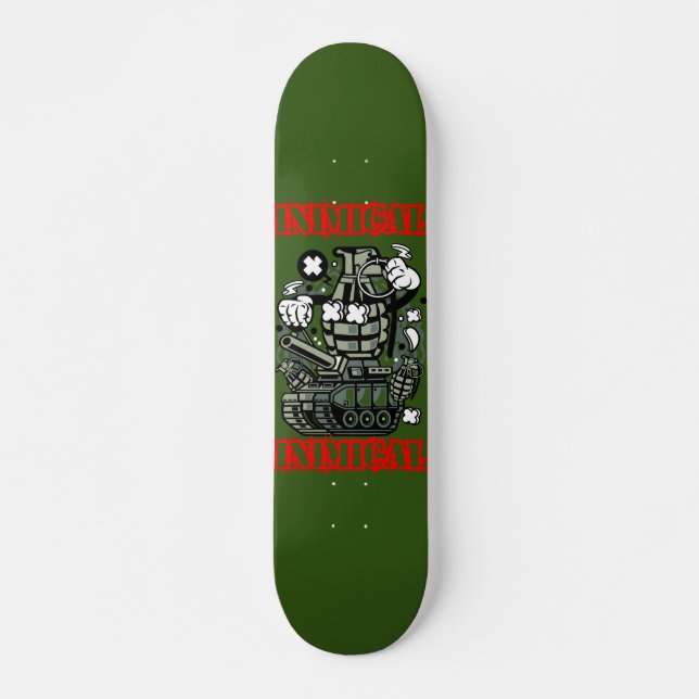 Inimical Grenade Tank Skateboard (Front)