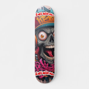 Inimical  Illin' Skully  Skateboard