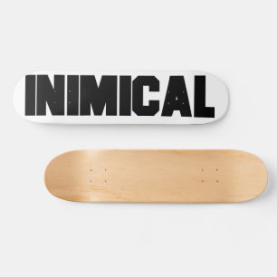 Inimical Impact Font Logo  Skateboard