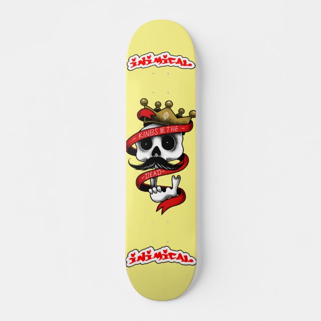Inimical Kings of the Dead Tattoo  Skateboard (Front)