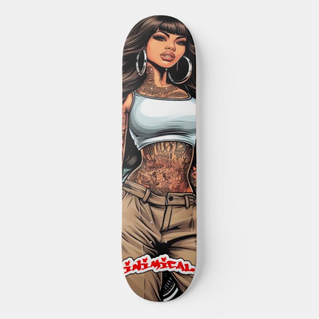 Inimical LA Woman  Skateboard (Front)