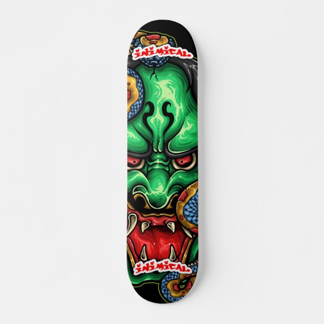 Inimical Master Of The Snake Deck  Skateboard (Front)