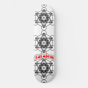 Inimical Metatron's Cube Skateboard