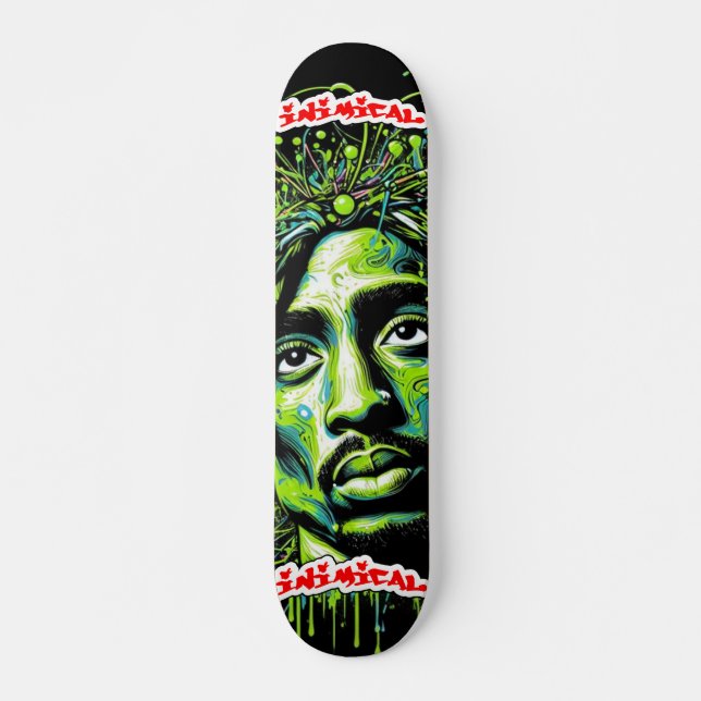Inimical Pac Tribute  Skateboard (Front)