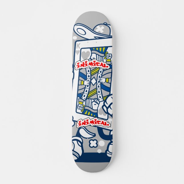 Inimical Playing Card Skateboard (Front)