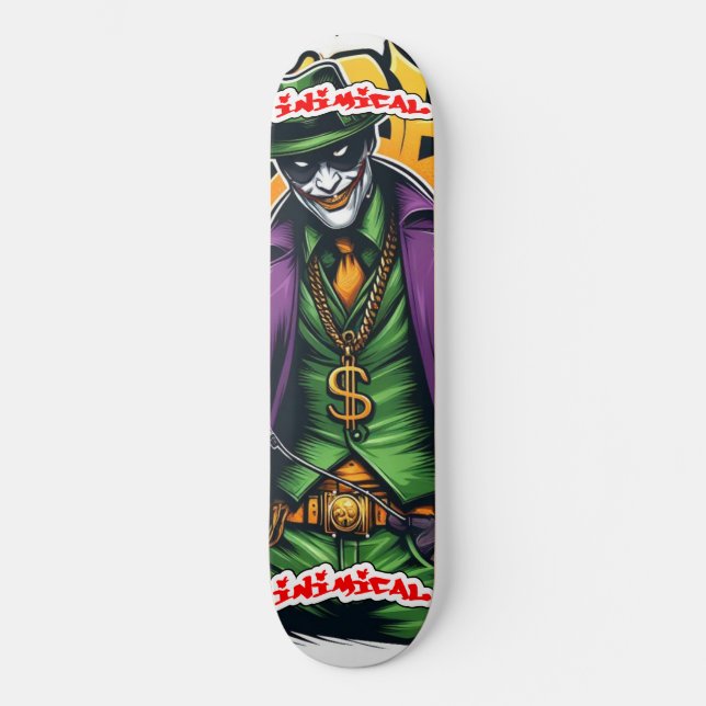 Inimical Riddles  Skateboard (Front)