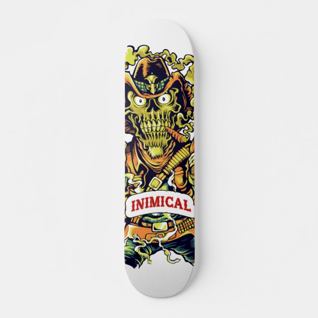 Inimical Savage Cowboy Skateboard (Front)
