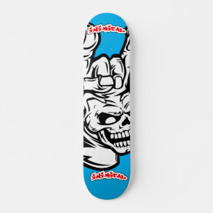 Inimical Skull Fingers  Skateboard
