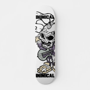 Inimical Skull Punker  Skateboard