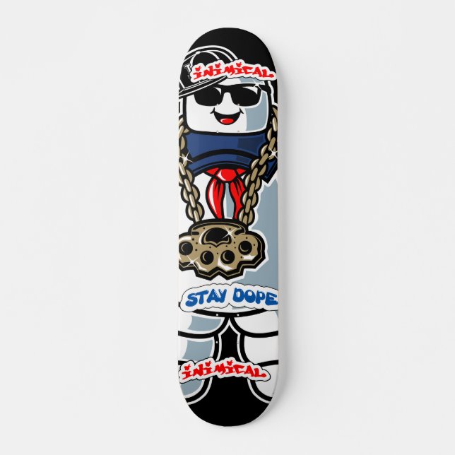 Inimical Stay Dope  Skateboard (Front)