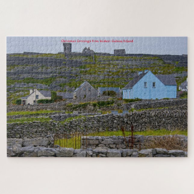 Inisheer Stone Walls Galway Ireland. Jigsaw Puzzle (Horizontal)