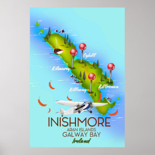 Inishmore Aran Islands Galway Bay Ireland Poster