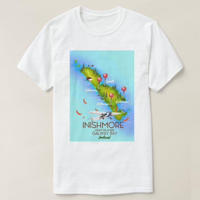 Inishmore Aran Islands Galway Bay Ireland T-Shirt (Design Front)