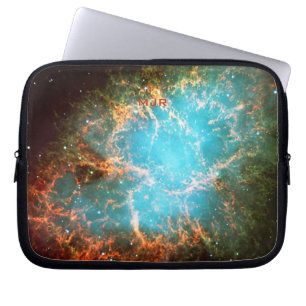 Initalled Crab Nebula in Taurus Laptop Sleeve