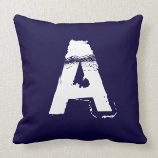 Initial A Custom Pillow