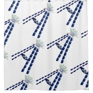 Initial A Shower Curtain