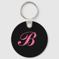 Initial "B" Key chain