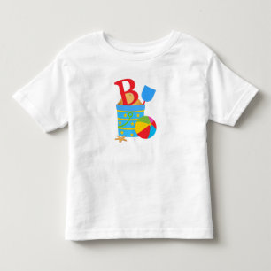 Initial B -Toddler Fine Jersey T-Shirt