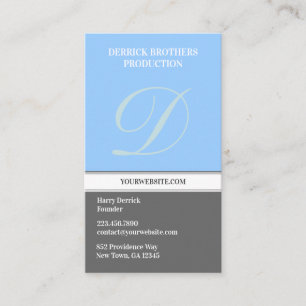 Initial Business Card