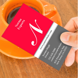 Initial Business Card